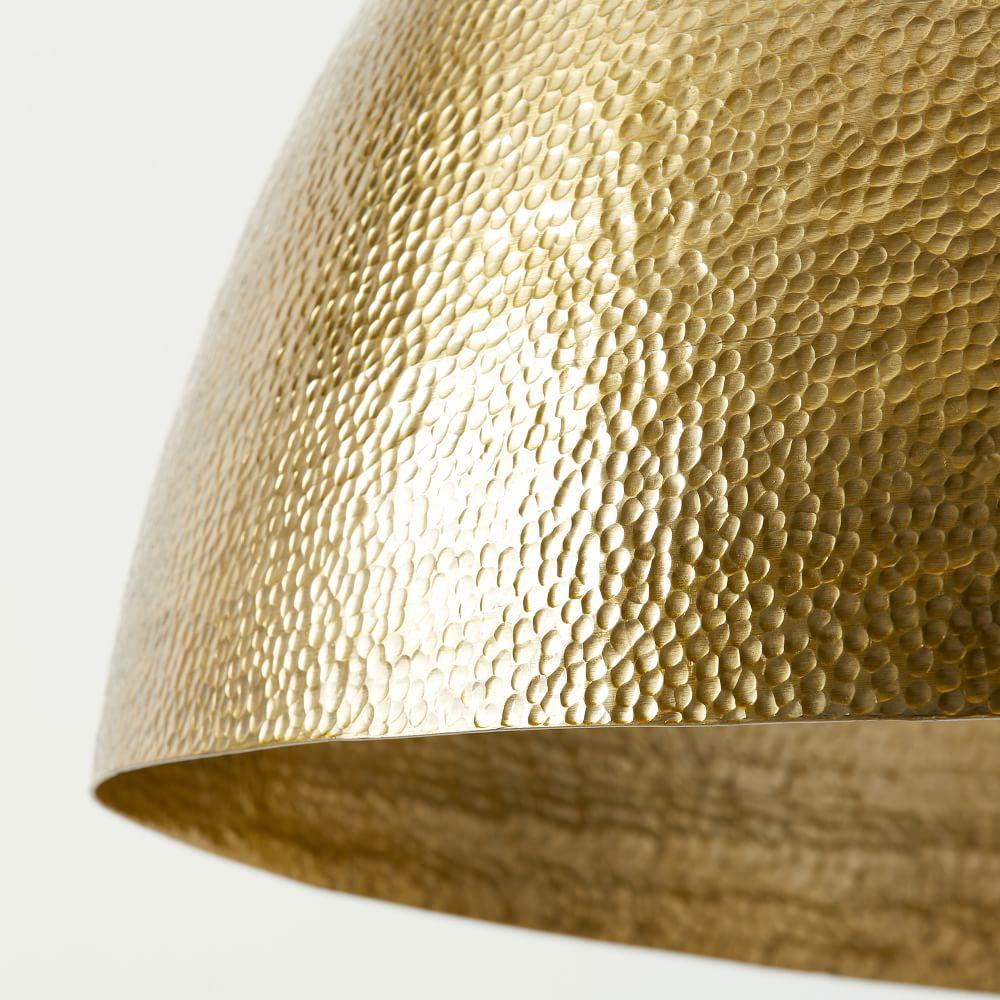 Hammered metal pendant deals